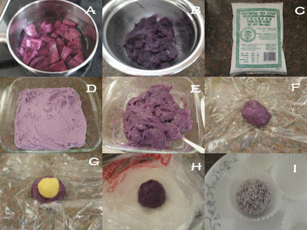 紫薯糯米糍1 紫薯糯米糍