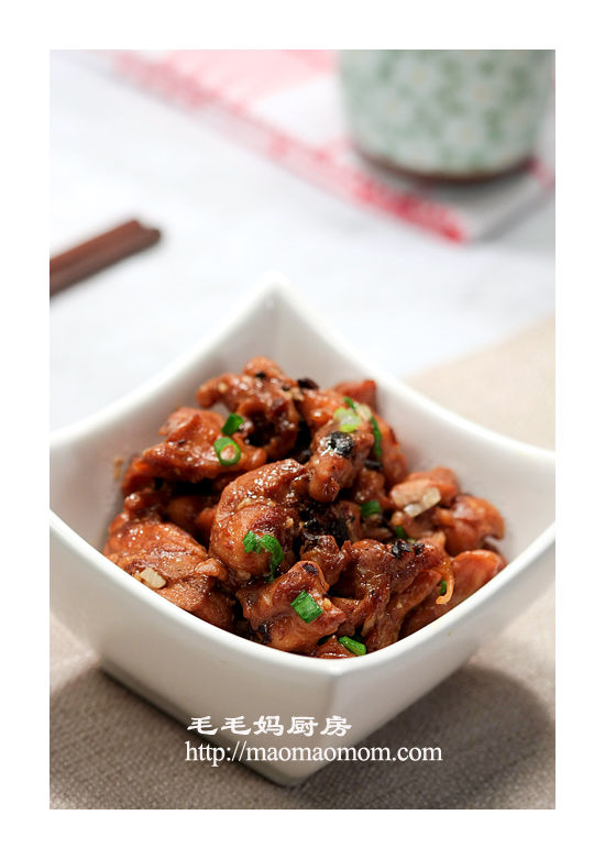 蒜蓉豆豉蒸鸡球3 Steamed Chicken with Classic Chinese Garlic Sauce