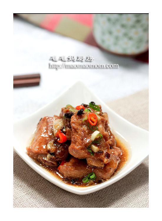 蒜蓉豆豉蒸排骨3 Steamed ribs in garlic and black soy bean sauce