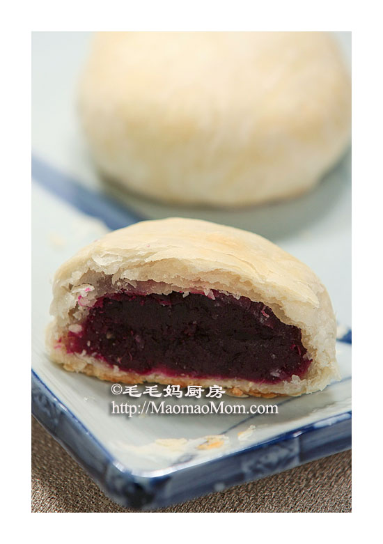 紫薯酥3 【绿豆蓉广式月饼】