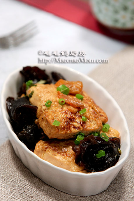 家常豆腐pf2 【Braised Tofu with Dried Shrimp】