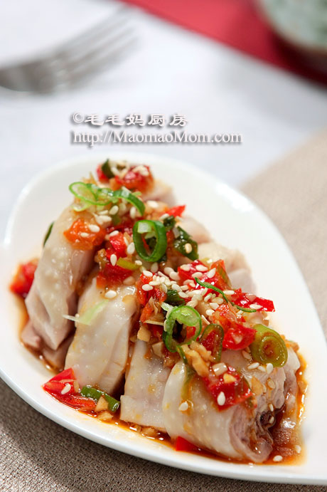 糊涂鸡pf3 【Chinese Boiled Chicken with Hot Pepper Relish】