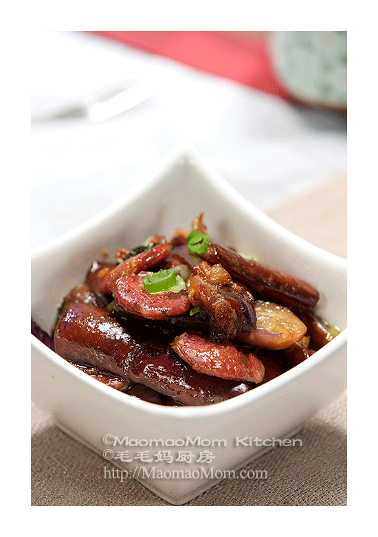 腊肠茄子F1 【Stir Fried Eggplant with Chinese Sausage】
