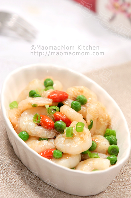  Shrimp Stir Fry 青豆虾仁