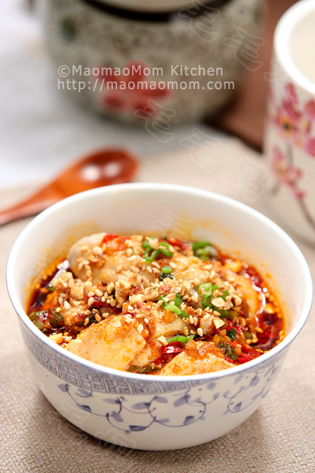 口水雞final Chicken with savory and spicy sauce 口水鸡