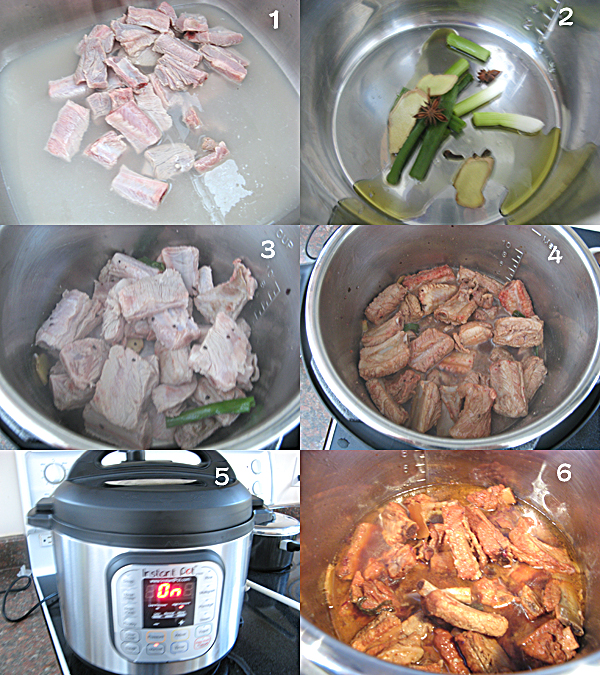 红烧排骨1 红烧排骨 Braised pork ribs in soy sauce