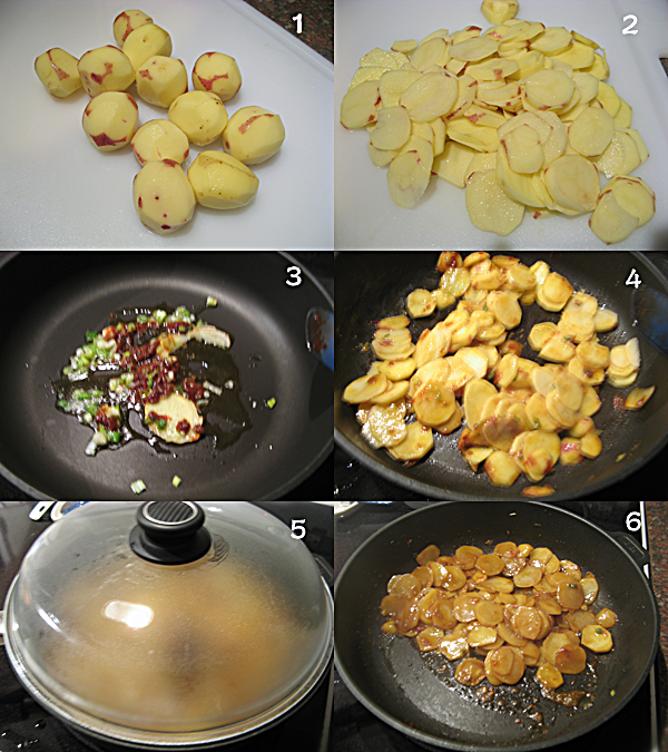  酱烧土豆片 Braised potatoes in Soybean Paste