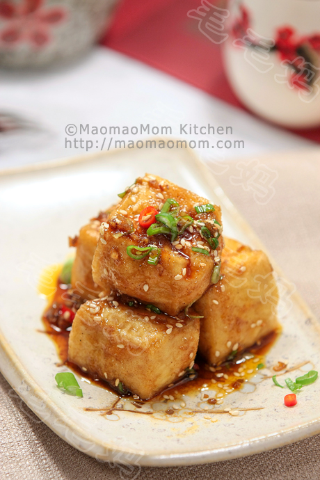  香辣芝麻豆腐 Spicy sesame Tofu