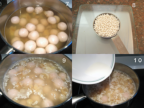 酒酿芋头丸子2 酒酿芋头丸子Fermented sweet rice and taro balls