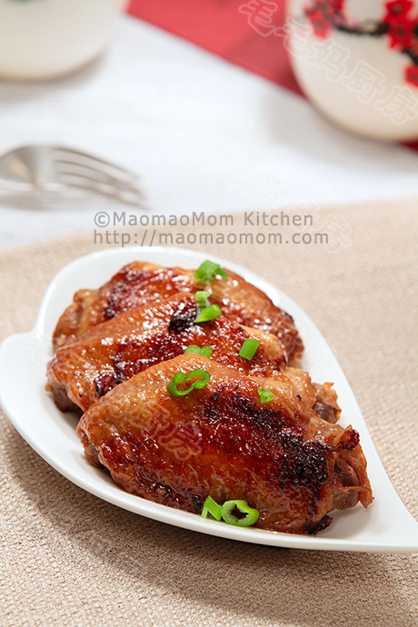  生煎鸡翅膀Pan fried garlic and soy chicken wings