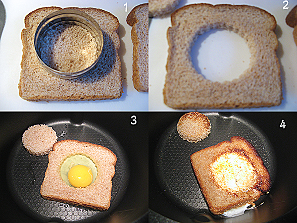  面包煎蛋Fried egg in bread