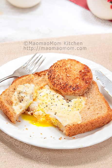  面包煎蛋Fried egg in bread