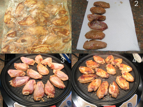  煎鸡翅Grilled chicken wings