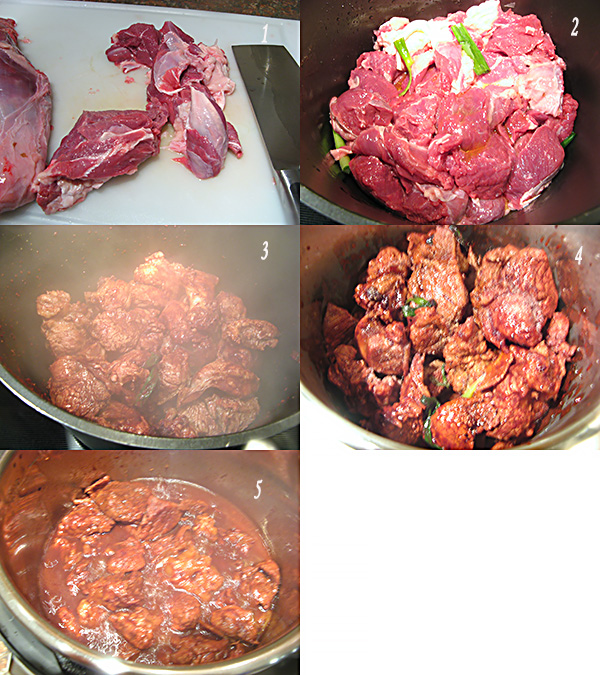  红糟牛肉Braised Beef Shank in Red Fermented Rice Paste
