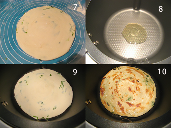 葱油饼2 葱油饼Scallion pancake