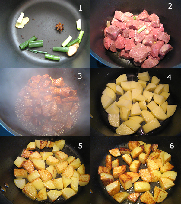  土豆烧牛肉Braised beef and potatoes
