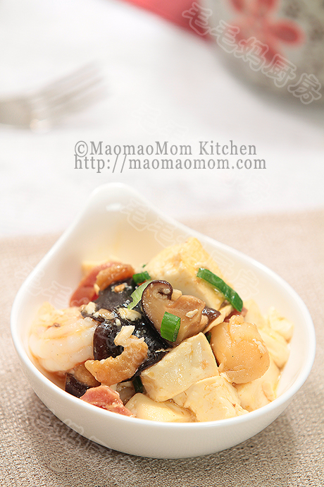 海鲜豆腐seafood Tofu Maomaomom Kitchen 毛毛妈厨房