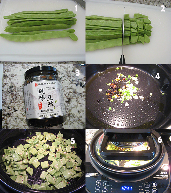 豆豉扁豆1 AirGo之豆豉扁豆Flat beans in garlic and black bean sauce