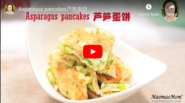 pancake 芦笋蛋饼Asparagus pancakes