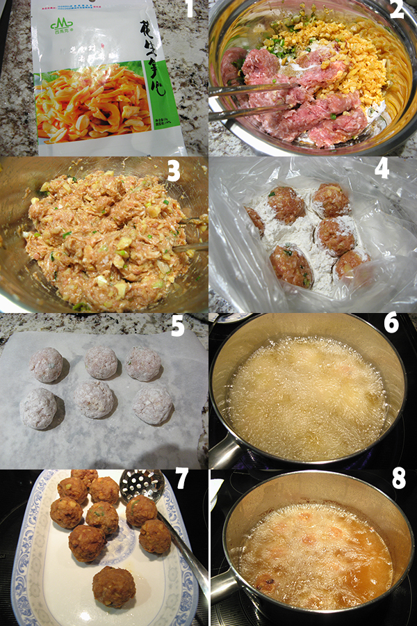  炸肉丸Fried meat balls