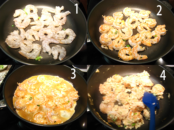 蟹味蛋炒虾2 Shrimp and egg stir fry