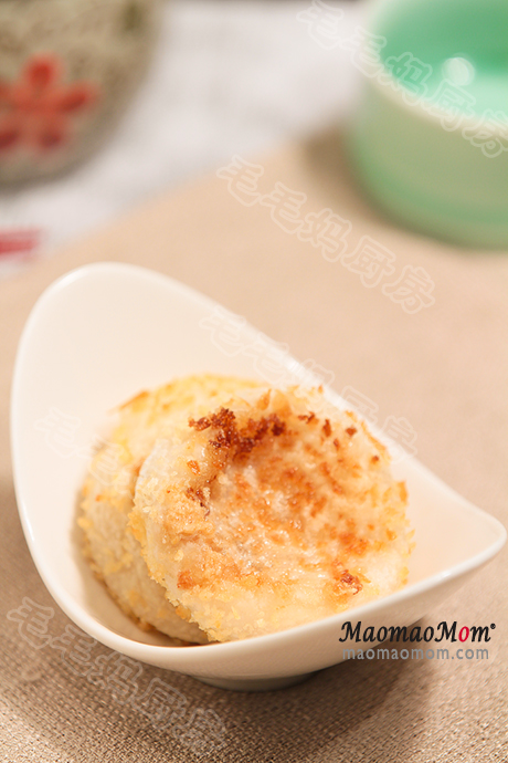 芝麻馅糯米饼final AirGo  Glutinous Rice Cake with Sesame filling