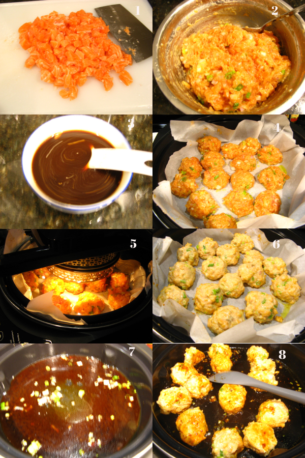  【AirGo  Sweet and sour salmon fish balls】